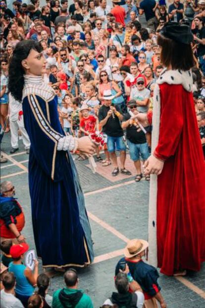 Els gegants del Vendrell, en una imatge d'arxiu.