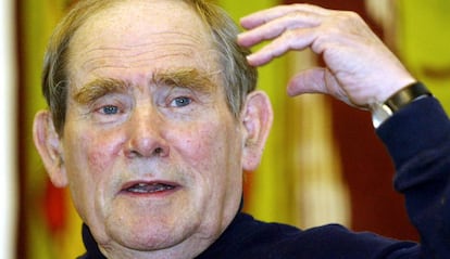 Sydney Brenner, tras ser galardonado con el Nobel de Medicina en 2002.