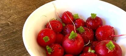 La receta para hacer estos rabanitos es más fácil que respirar