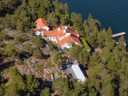 La casa de la princesa Marta Luisa de Noruega en Hanko (Noruega).