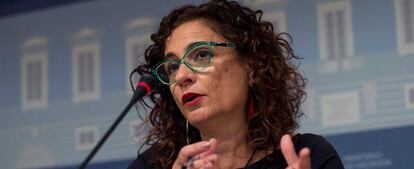 María Jesús Montero, ministra de Hacienda.