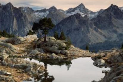 Uno de los más de 300 lagos del parque nacional de Aigüestortes, en Lleida.