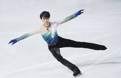 Hanyu realiza el programa largo.