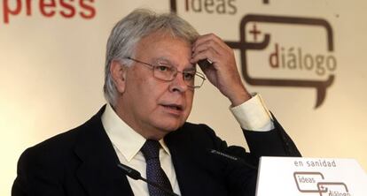 El expresidente del Gobierno, Felipe González.