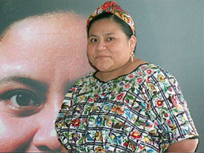 La guatemalteca Rigoberta Menchú, premio Nobel de la Paz.