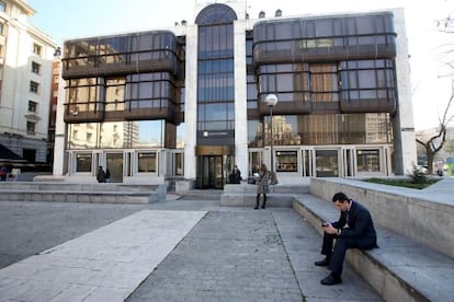Sede del Banco de Madrid en la plaza de Colón.