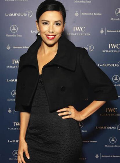 Eva Longoria, en la fiesta de bienvenida de los premios Laureus de Barcelona.