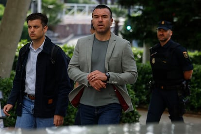 El presidente de la Diputación de Valencia, Vicent Mompó, declara como testigo ante la jueza que investiga la gestión de la dana, el 29 de abril.