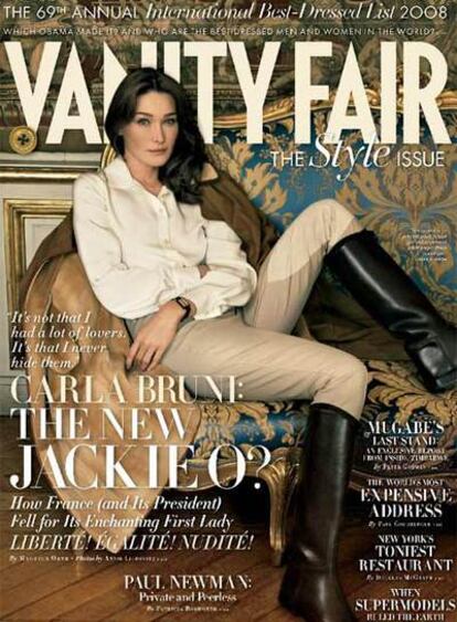 Portada del número de septiembre de 2008 de 'Vanity Fair'.