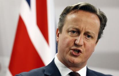 El primer ministro británico, David Cameron.