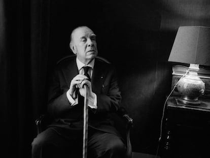 Jorge Luis Borges en 1977.