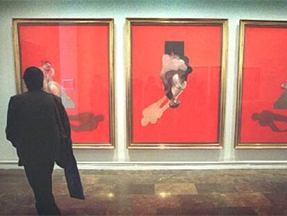 Tríptico realizado por Bacon en óleo y pastel sobre lienzo en 1983.