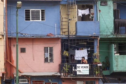 Fachadas de casas na Vila 31.