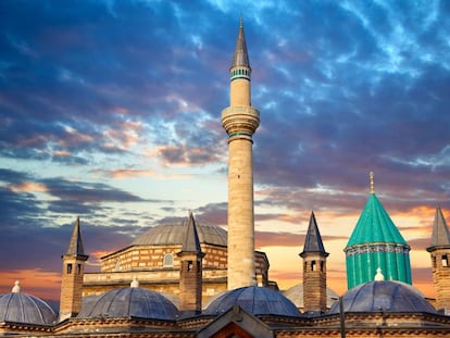 El museo de Mevlana, en la ciudad turca de Konya.