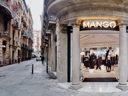 Tienda de Mango en Barcelona.