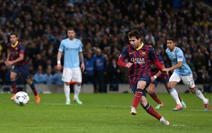 Messi marca el 0 a 1