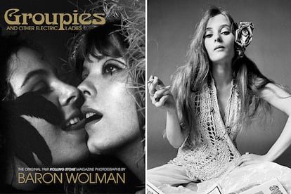 Portada de ‘Groupies and other Electric Ladies’. A la derecha, retrato de ‘Lacy’ Foto: Baron Wolman