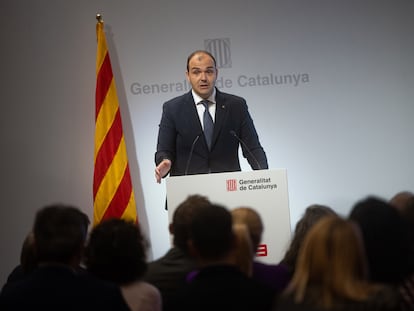 El conseller de la Presidencia de la Generalitat de Catalunya, Albert Dalmau, en una imagen de archivo. Lorena Sopêna - Europa Press