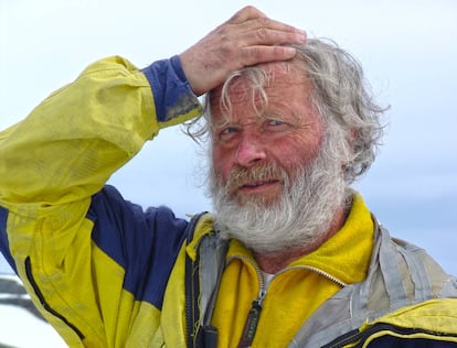 Jaroslav Pavlicek at the Eco-Nelson base in 2004.