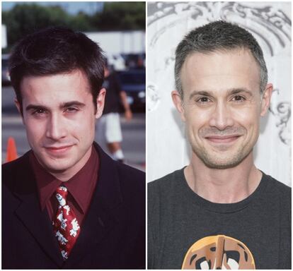 <p>Freddie Prinze Jr. (1976, Los Ángeles) tenía 21 años cuando saltó a la fama gracias a la película y secuela de ‘Sé lo que hicisteis’, un trabajo que le hizo muy popular entre las adolescentes. Su imagen de chico bueno y romántico le dio el papel protagonista en la película ‘Alguien como tú’ (1999), un éxito de taquilla que recaudó más de 60 millones de dólares en Estados Unidos.</p> <br> <p> <p>En los primeros años tras ‘Sé lo que hicisteis el último verano’ trabajó sobre todo en el cine, y participó en películas como ‘Chicos y chicas’ (2000) y también protagonizó las dos entregas de ‘Scooby-So’ (2002 y 2004). Unos papeles que compaginaba con apariciones esporádicas en series del momento, como una aparición en ‘Frasier’ y ‘Friends’ en 2002. Es en televisión donde hoy sigue haciendo algunos trabajos, aunque hoy por hoy parece lejos su época en la que era el protagonista.</p> <br> <p>