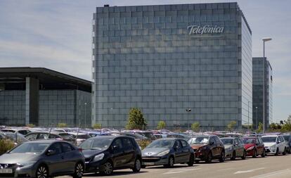 Sede de telefónica en Madrid.