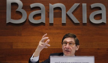 El presidente de Bankia, Jose Ignacio Goirigolzarri.