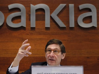 El presidente de Bankia, Jose Ignacio Goirigolzarri.