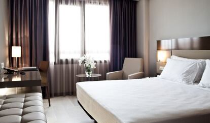 Habitación del hotel AC Iberia Las Palmas, en Gran Canaria.