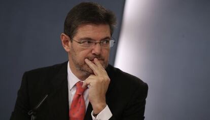 Rafael Catal&aacute;, ministro de Justicia. 