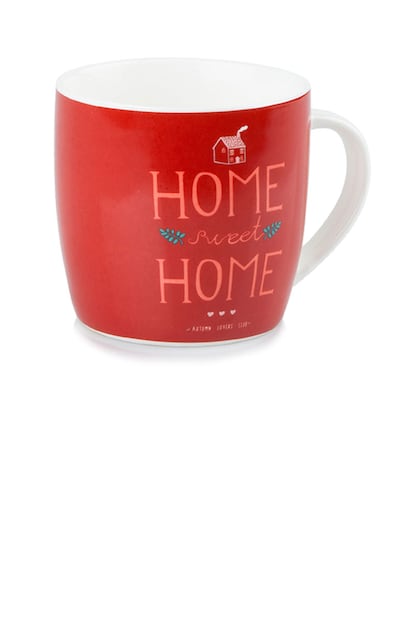 Taza con mensaje 'hogar dulce hogal' de Women'Secret (rebajada de 6,99 a 3,99 euros).