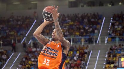 Erik Green, durante el partido.