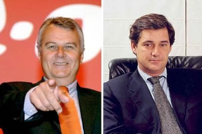 El presidente de E.ON, Wulf Bernotat, a la izquierda, y su homólogo en Acciona, José Manuel Entrecanales.
