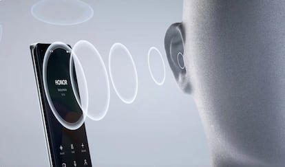 HONOR Magic4 Pro ofrece la función Privacidad de llamadas por inteligencia artificial (IA), que evita que las conversaciones sean escuchadas en entornos o áreas cerradas.