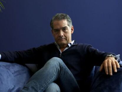 El escritor escoc&eacute;s Philip Kerr durante su estancia en Barcelona.