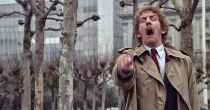 Donald Sutherland en 'La invasión de los ultracuerpos'.