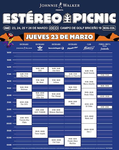 COLOMBIA - ESTEREO PICNIC