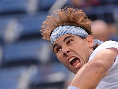 Nadal, en el US Open ante Gasquet.