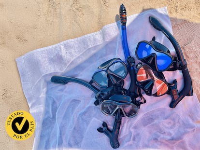 "Artículo de EL PAÍS Escaparate sobre una comparativa en la que prueban la mejor máscara de snorkel