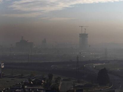 Vista de la contaminación en Sevilla desde Camas 