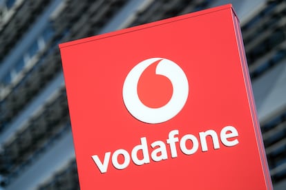 Logo de Vodafone.