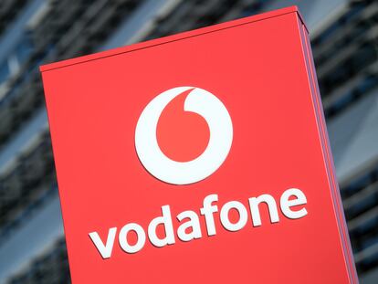 Logo de Vodafone.