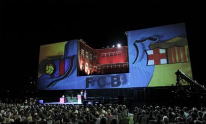 Acto de inauguración oficial de la nueva Masia-Centro de Formacion Oriol Tort, sede de la cantera del Barça.