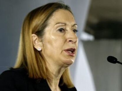 La ministra de Fomento, Ana Pastor.