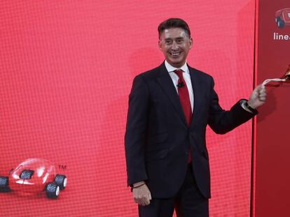 Miguel Ángel Merino, consejero delegado de Línea Directa en su salida a Bolsa.