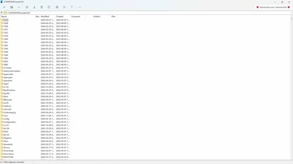 Aplicación NanaZip para Windows 11