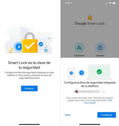 Smart Lock de Google.