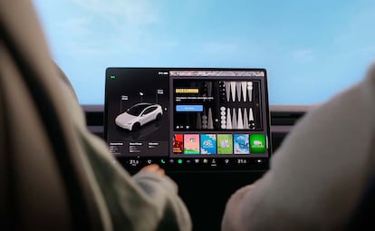 Pantalla interior del nuevo Tesla Model Y Standard