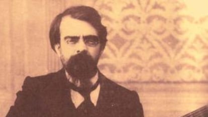 El músico valenciano Francisco Tárrega (1852-1909).