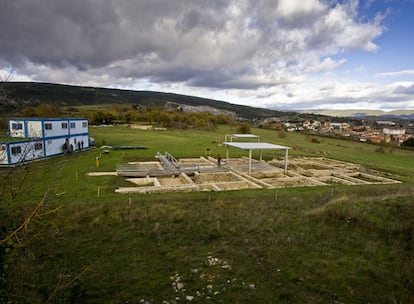 Una de las zonas de las excavaciones arqueológicas de Iruña-Veleia.