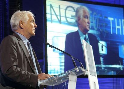 José Javier Arteche, durante su intervención al presentar la última inversión de su grupo.